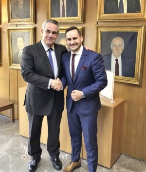 Συνάντηση με τον Πρόεδρο του Εμπορικού και Βιομηχανικού Επιμελητηρίου Αθηνών